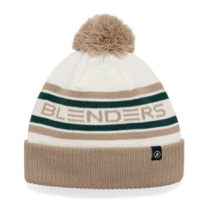 Khaki Pom Beanie